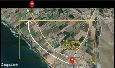 Terreno saneado de 37,941 m² a $175.00 por m2 con zonificación industrial en plena Panamericana Norte a 3 minutos del óvalo de Chancay