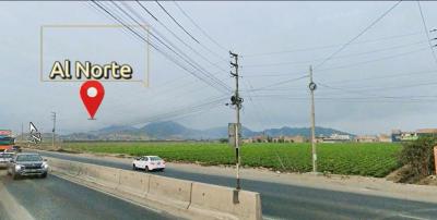 Terreno saneado de 37,941 m² a $175.00 por m2 con zonificación industrial en plena Panamericana Norte a 3 minutos del óvalo de Chancay