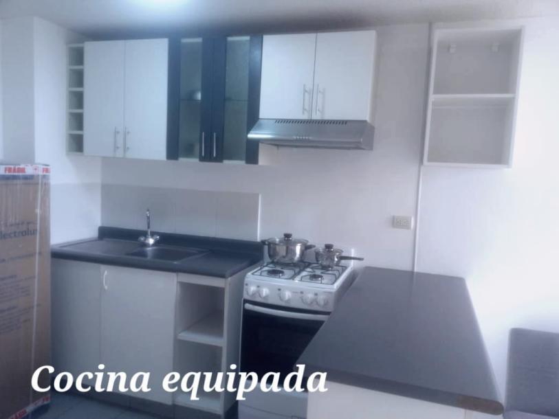 Depa 1 Dorm. + 1 Cocina Americana con Estacionamiento, Piscina, Gym y Seguridad 24/7 – cerca del Mar-2