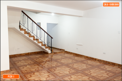 ¡Ocasión única! Casa de 3 pisos + terraza en VMT